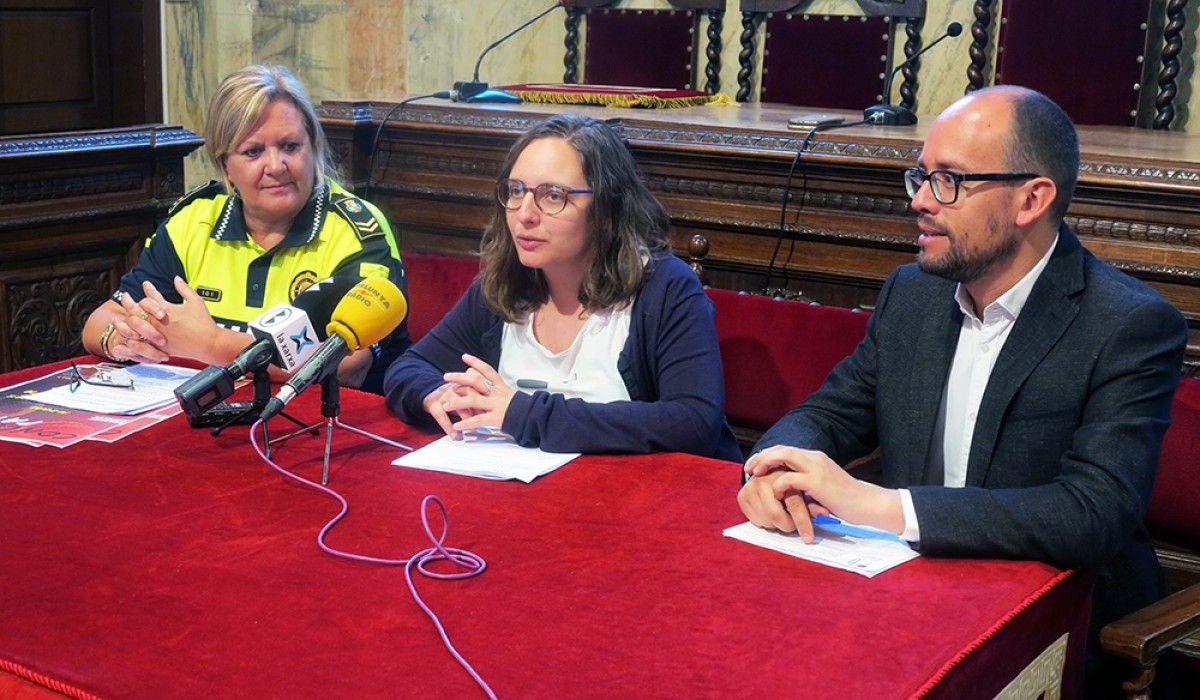 Fina Vizuete, Mònica Garcia i David Font