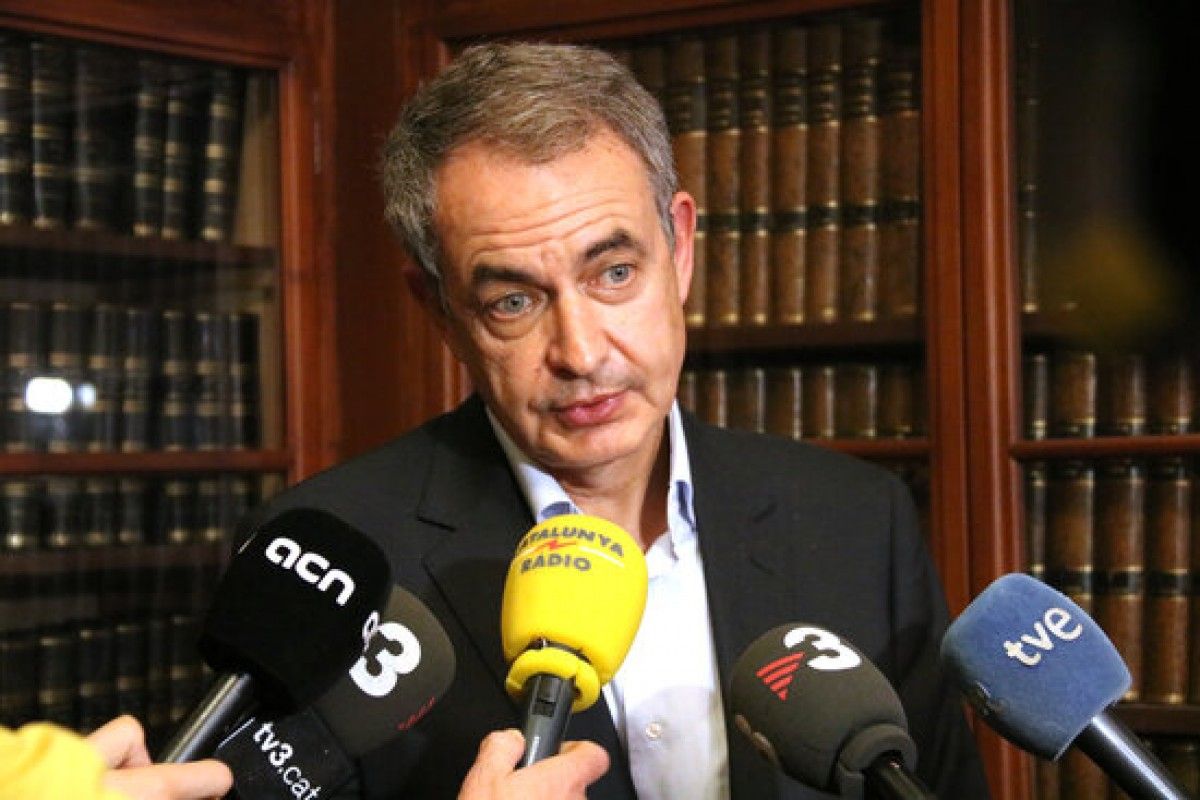 Rodríguez Zapatero, aquest dijous a l'Ateneu.