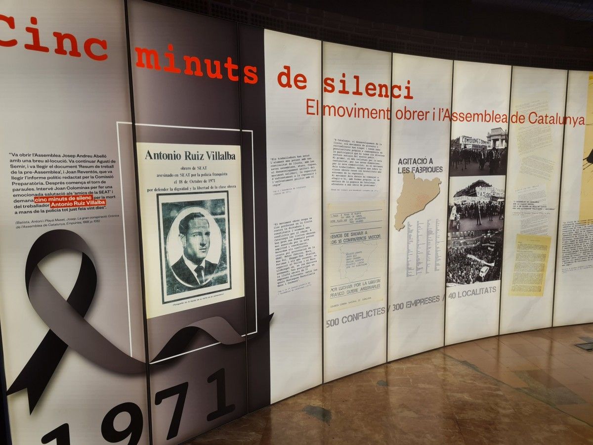 Una exposició a la seu de CCOO recorda la vaga del 1971 i l'obrer Antonio Ruiz.