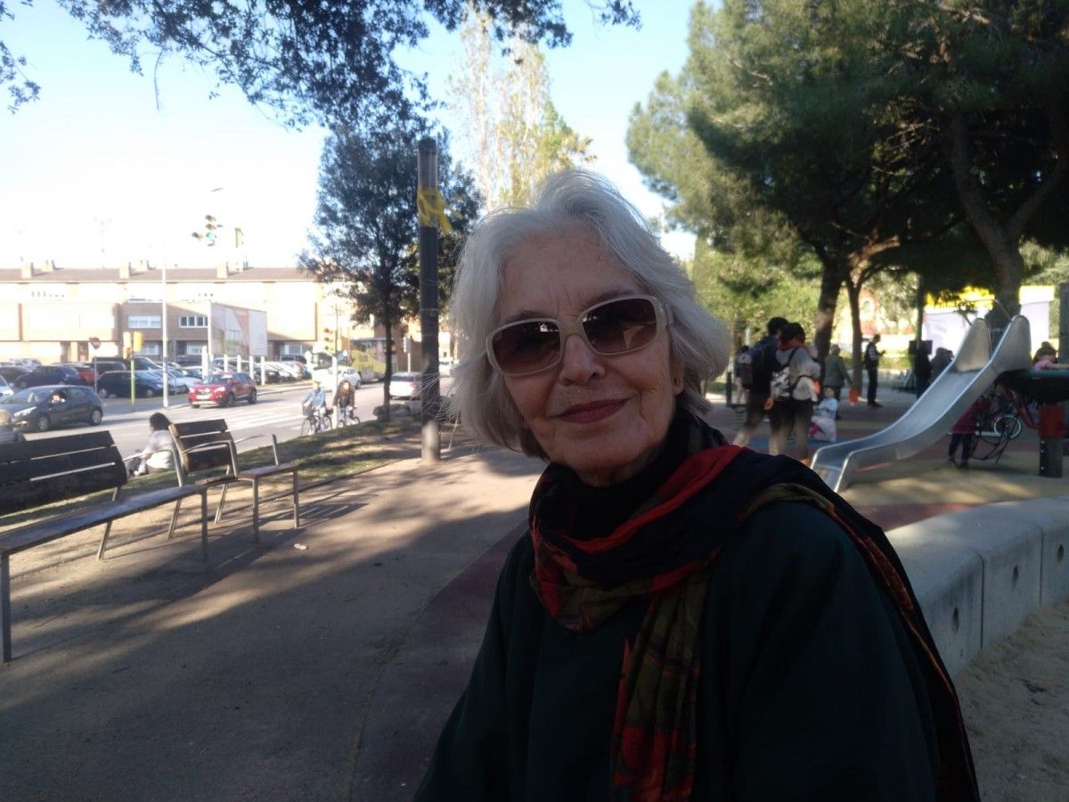 Eugenia Parejo, l'amiga andalusa de Junqueras que participa als mítings d'ERC