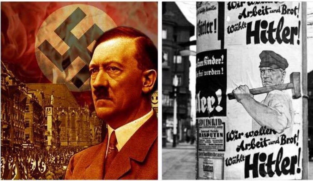 Imatge de Hitler que ha penjat José Maria Godia