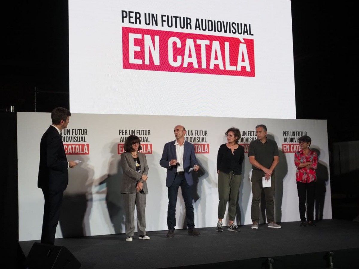 El sector de l'audiovisual reclama al govern espanyol que protegeixi el català amb la nova llei de l'audiovisual