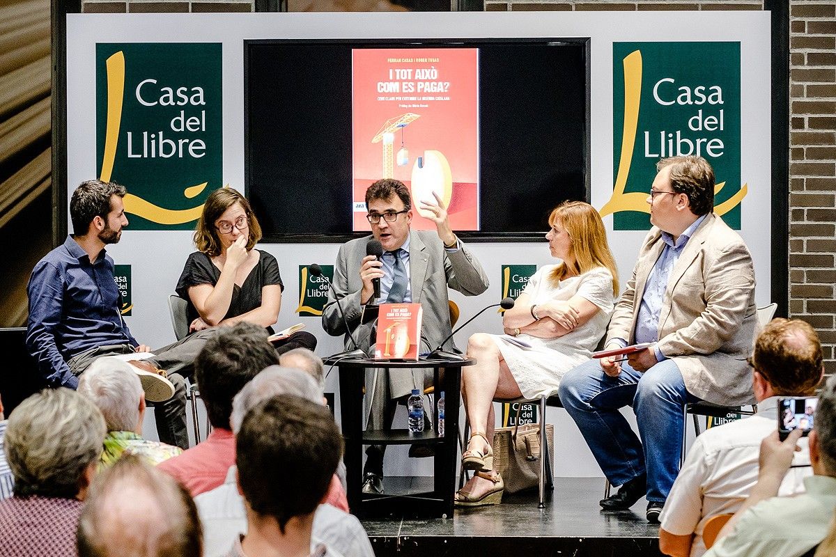 Acte de presentació del llibre dels periodistes Ferran Casas i Roger Tugas