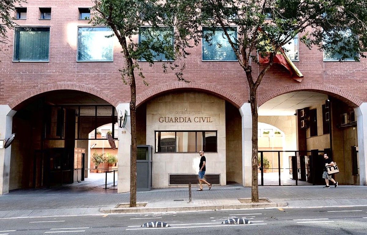 Caserna de la Guàrdia Civil a Barcelona on s'han fet els interrogatoris