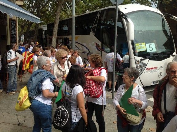 Participants de Sabadell a la Via Lliure