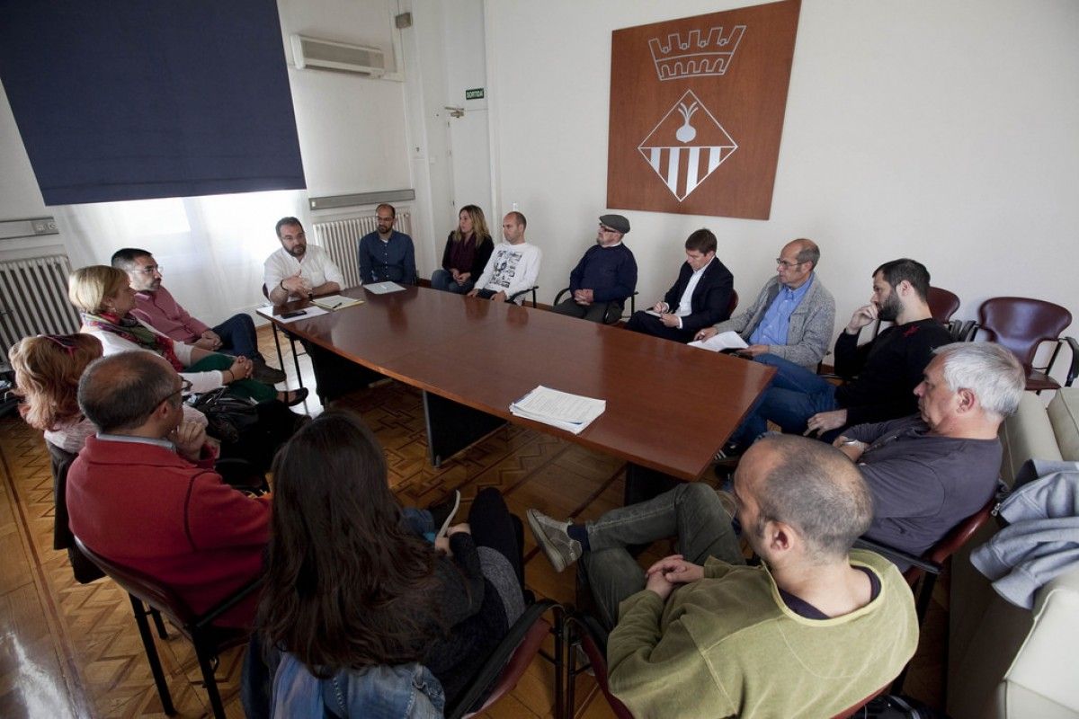 Reunió celebrada aquest dilluns a l'Ajuntament de Sabadell