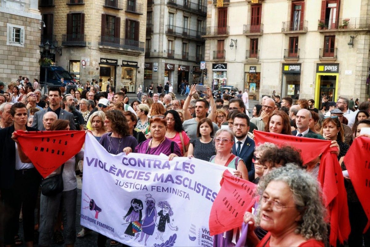 Barcelona protesta contra Luis Rubiales