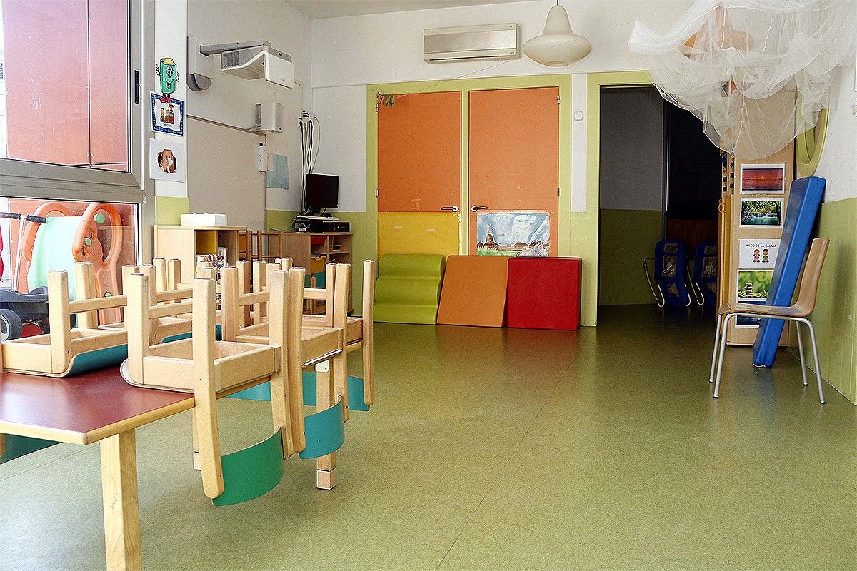 Una aula d'un centre educatiu 