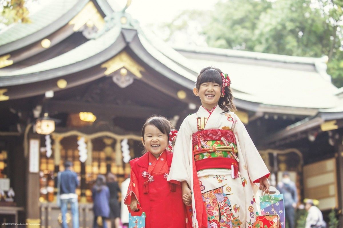 Durant la tardor els infants japonesos celebren Shichi Go San.