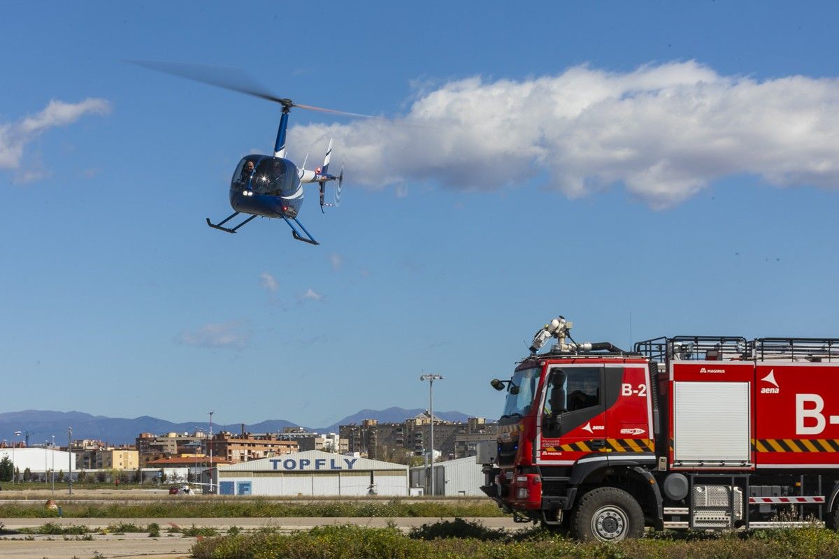 Una unitat del cos a la instal·lació aeroportuària 