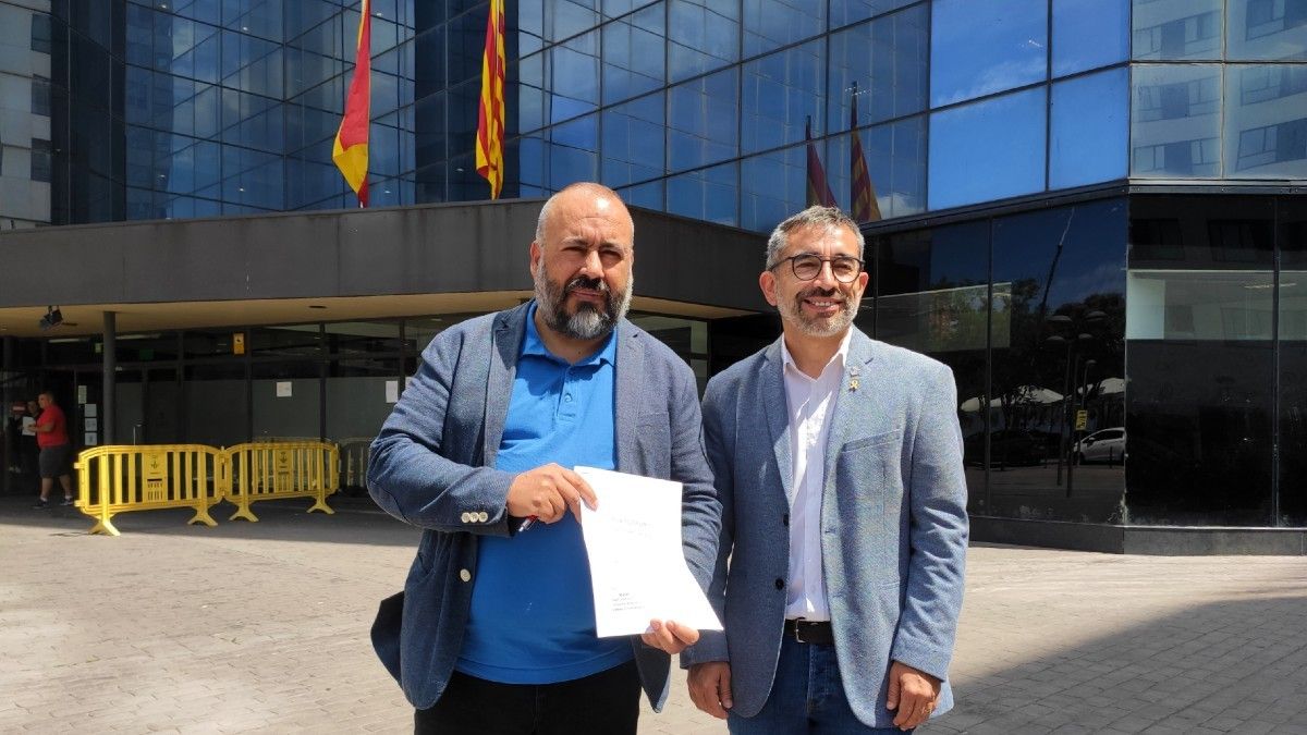 Els dos representants polítics davant dels jutjats de Sabadell 