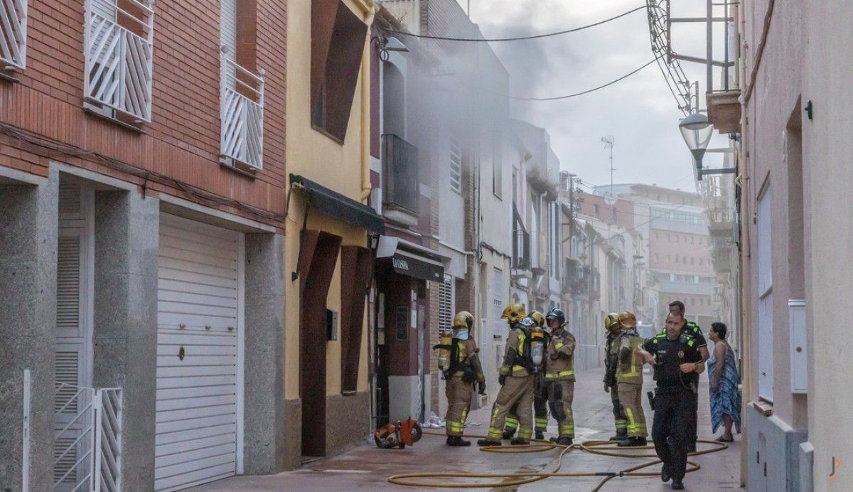 Incendi al restaurant La Casona de Sabadell