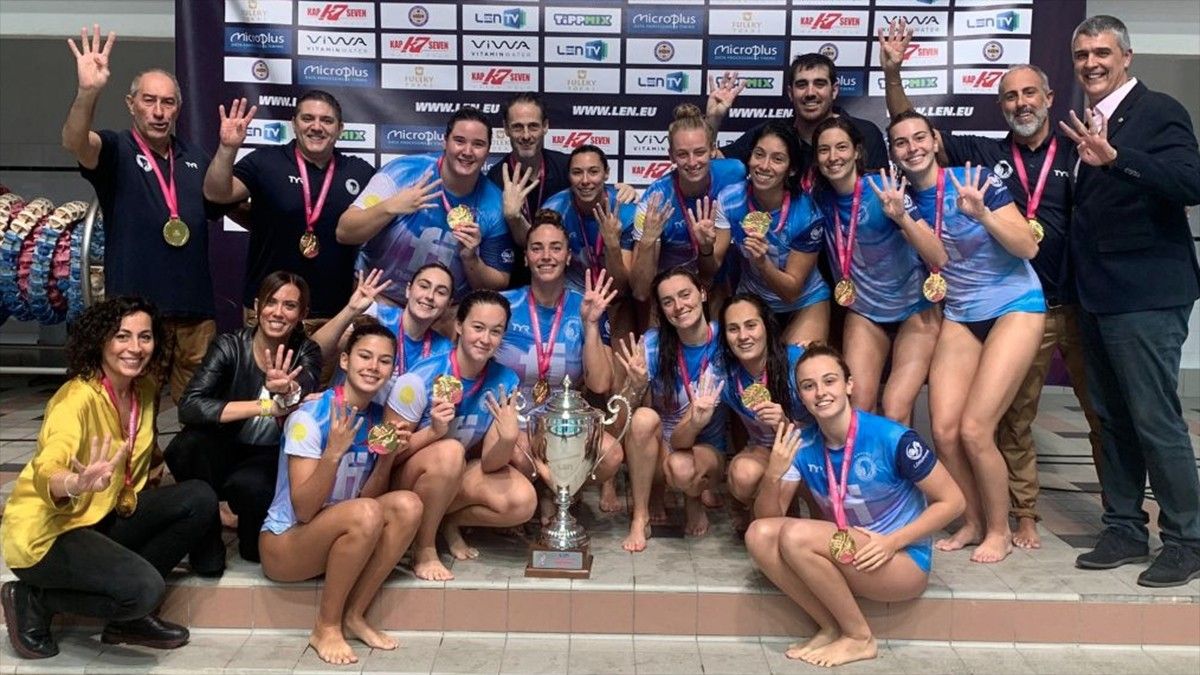 L'Astralpool CN Sabadell celebra la quarta Supercopa d'Europa