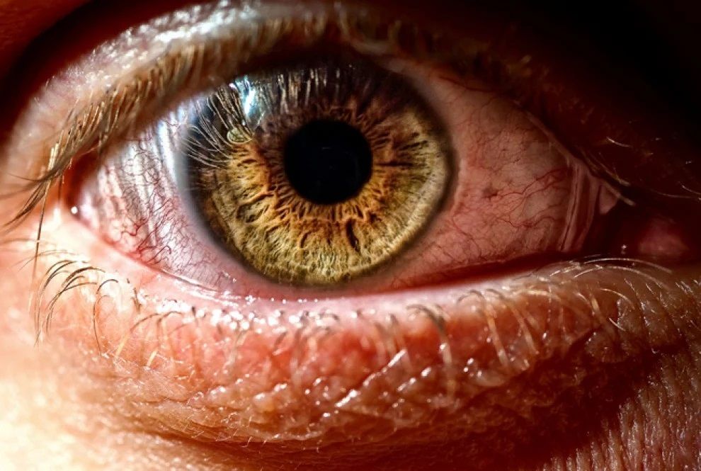 Un ull amb conjuntivitis