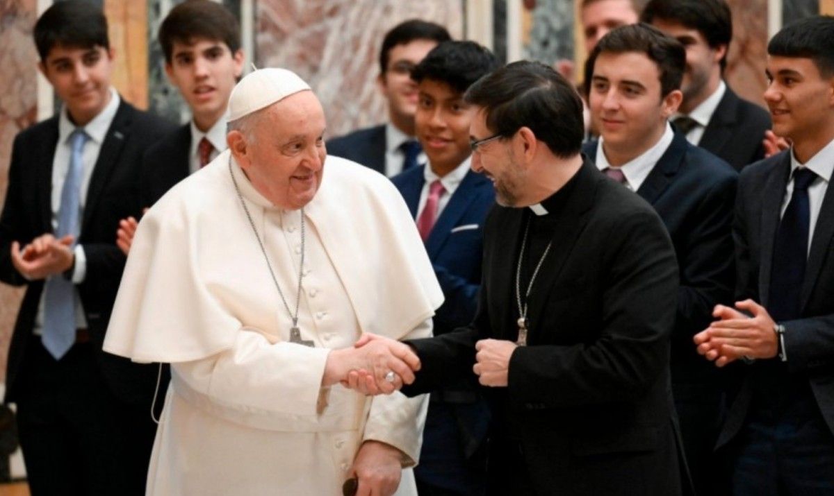 El Papa i el cardenal arquebisbe de Madrid, José Cobo, aquest cap de setmana a Roma