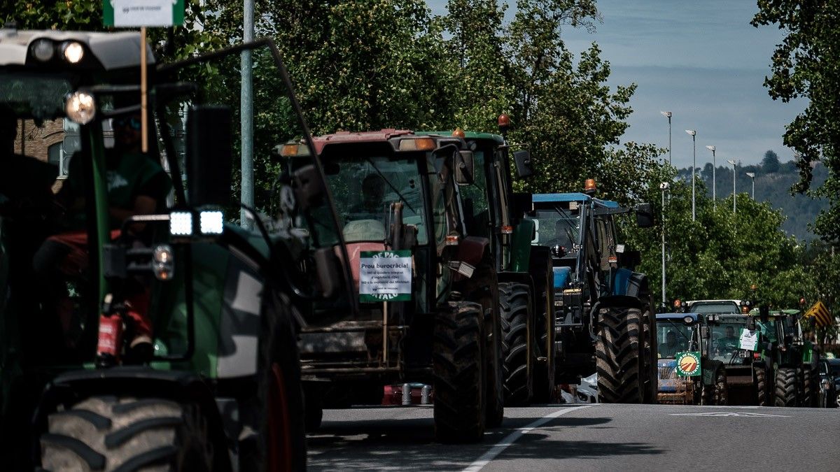 Tractorada d'Unió de Pagesos a Vic