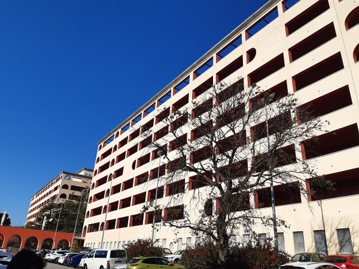 Vista exterior del Parc Audiovisual de Catalunya, a Terrassa