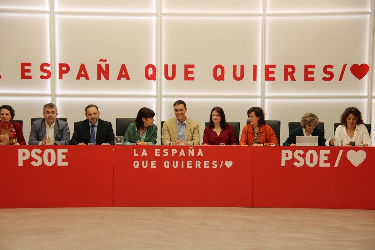 L'executiva del PSOE, presidida per Pedro Sánchez, aquest dilluns