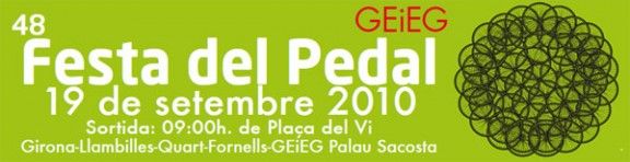 Logotip de la 48a Festa del Pedal del GEiEG