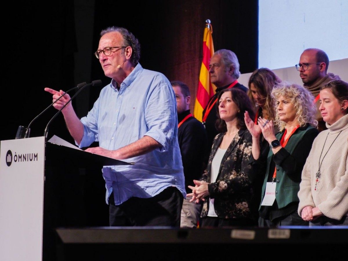 Xavier Antich intervé en la clausura de l'assemblea general d'Òmnium a Barcelona