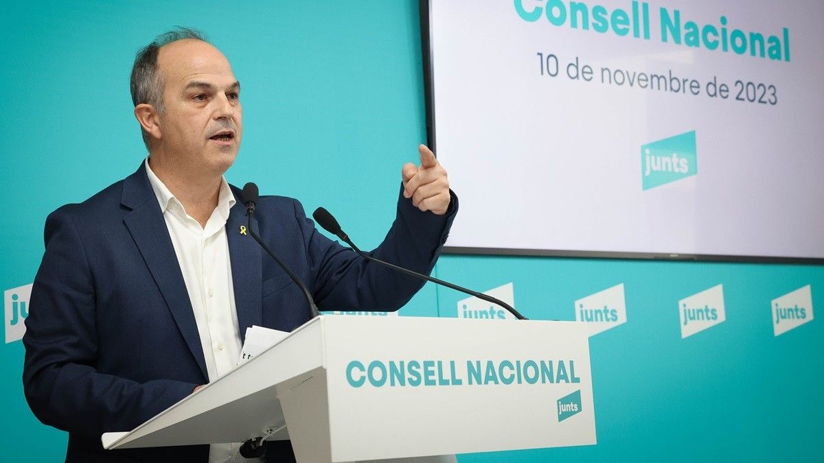 Jordi Turull, en el consell nacional