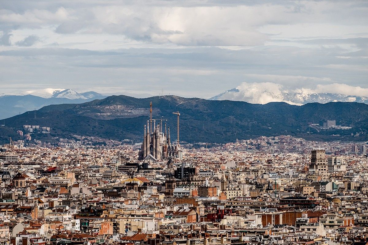 Vista de Barcelona des de Montjuïc