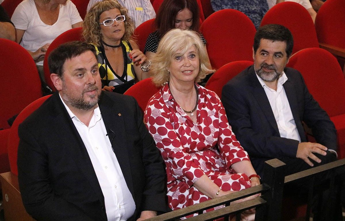 Oriol Junqueras, Irene Rigau i Jordi Sànchez