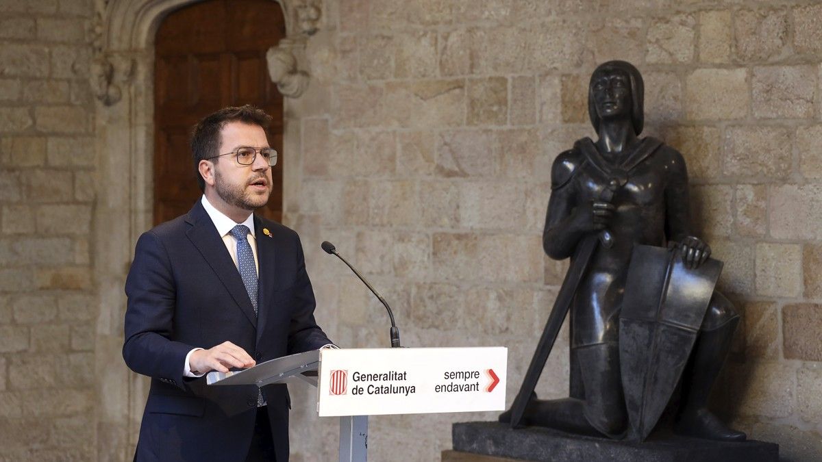 El president de la Generalitat, Pere Aragonès, eleccions catalanes, eleccions anticipades