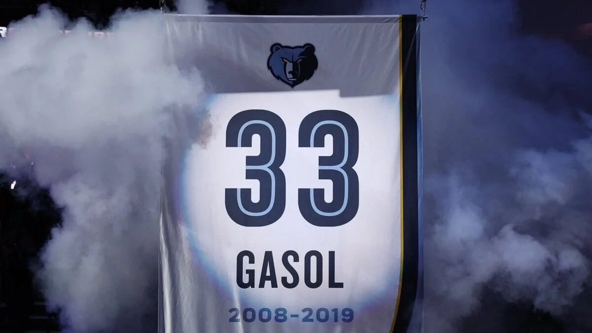 La retirada del dorsal 33 de Marc Gasol als Memphis Grizzlies