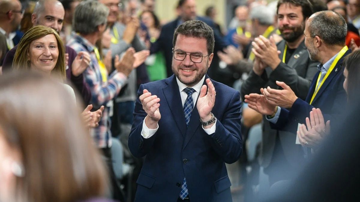 El president de la Generalitat i candidat d'ERC el 12-M.