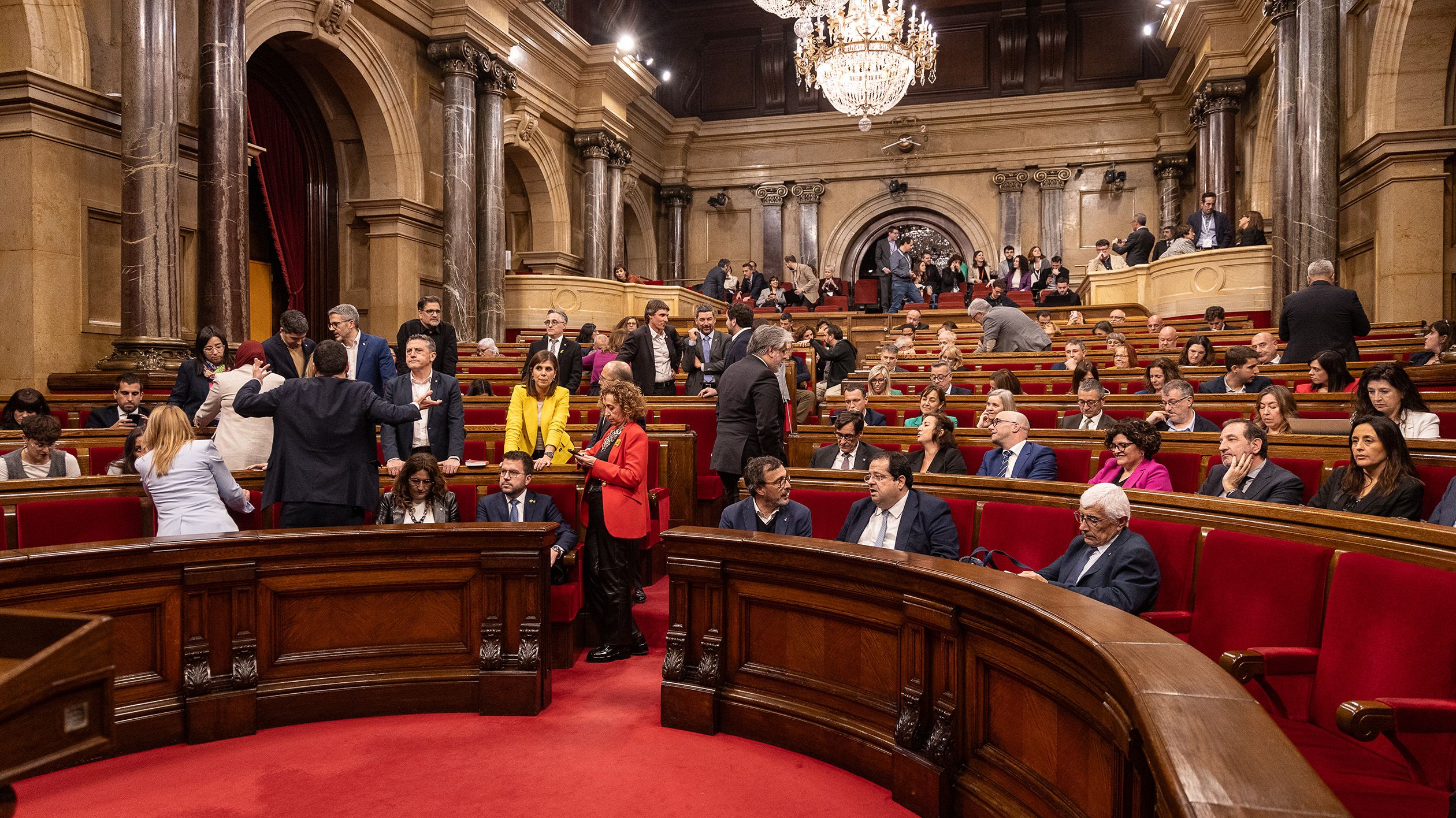 Un ple del Parlament de Catalunya