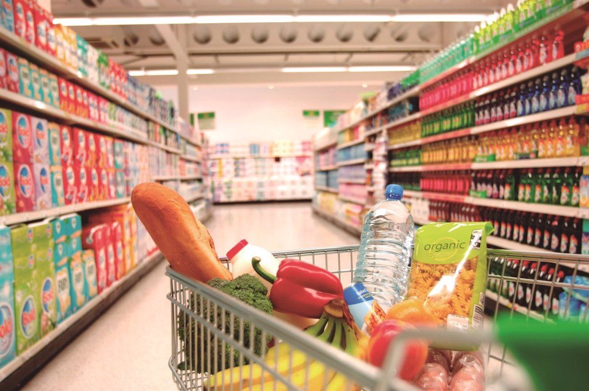 Un supermercat, en imatge d'arxiu