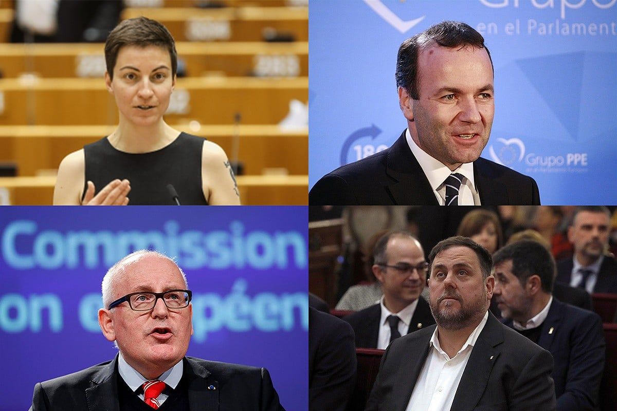 Quatre dels candidats a presidir la Comissió Europea