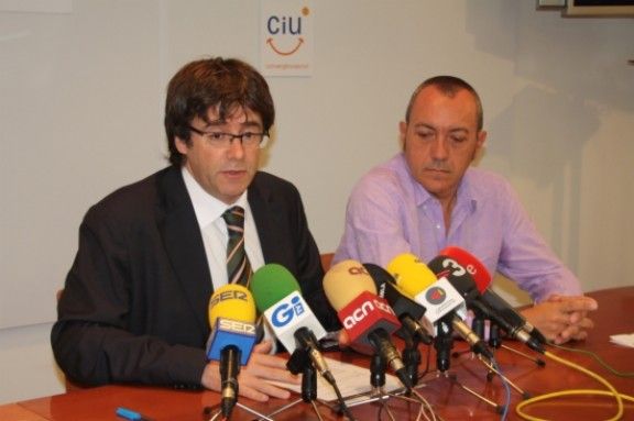 Puigdemont i Riera han exposat aquest matí les raons per les quals no donaran suport al Pla d'Usos i Gestió de la Devesa 