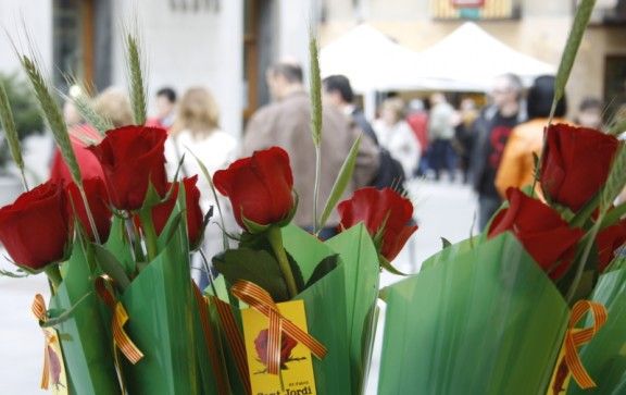 Les roses, protagonistes de Sant Jordi.