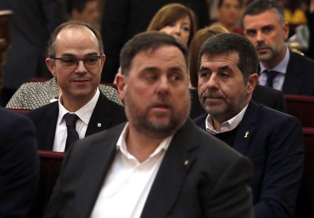 Oriol Junqueras, Jordi Sànchez i Jordi Turull