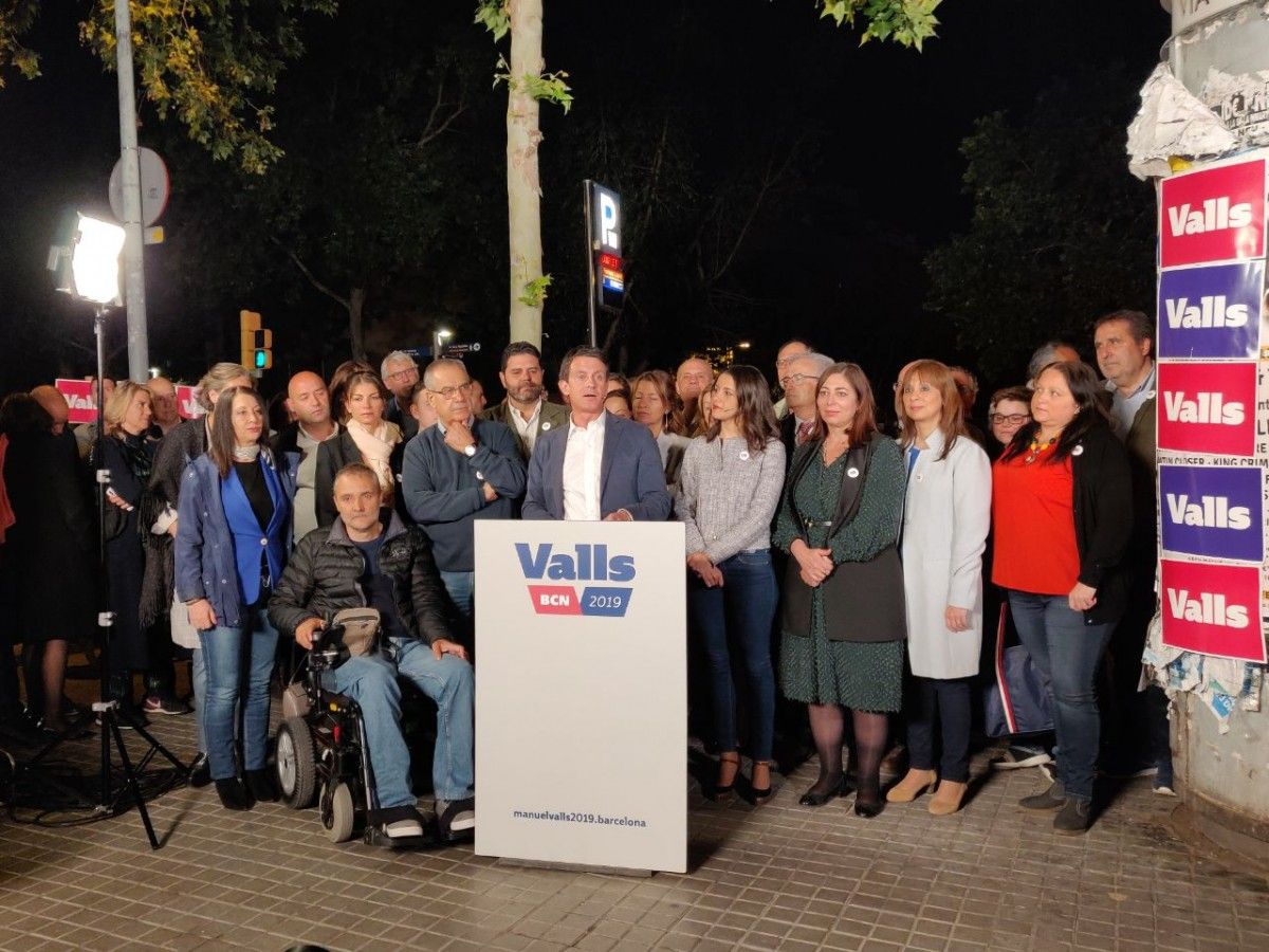 Manuel Valls ha obert la campanya electoral del 26-M al barri de Verdum de Barcelona.