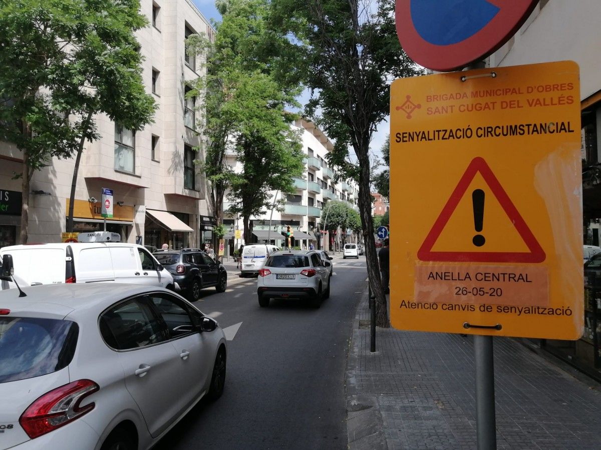 Obres d'adequació al carrer Francesc Moragas per la nova Anella Verda