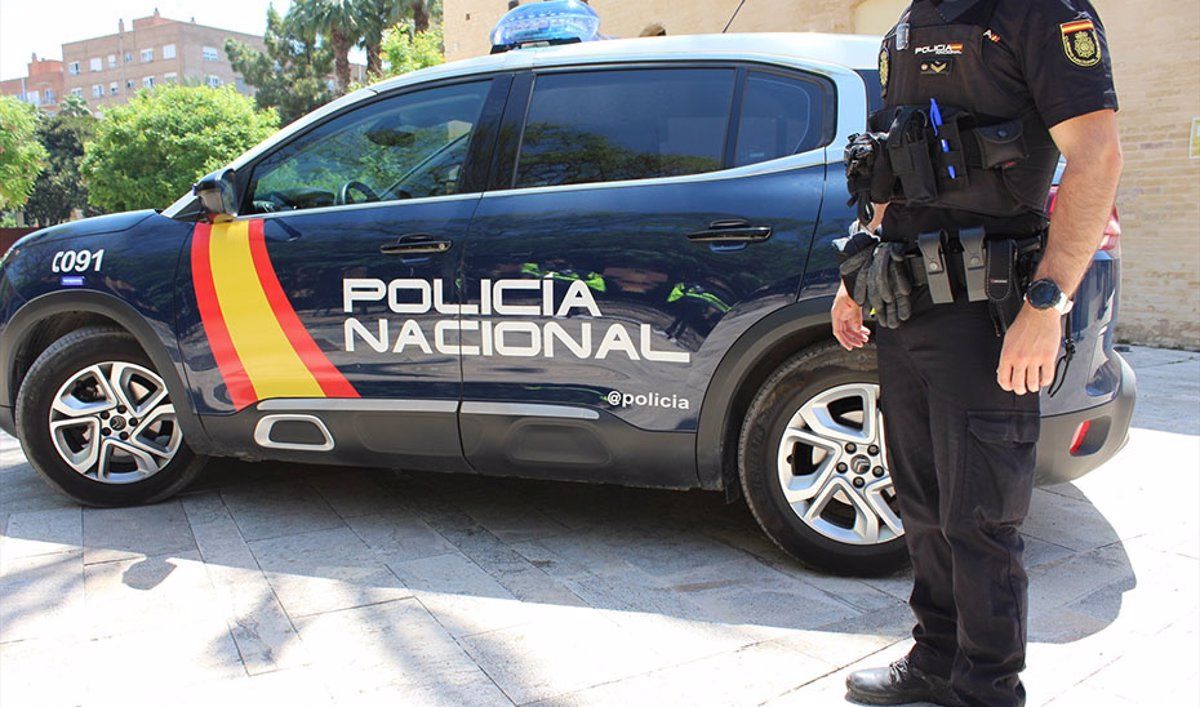 Un agent de la policia espanyola