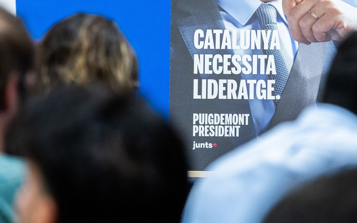 Cartell electoral de Puigdemont.
