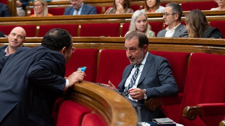 Ramon Espadaler en un debat al Parlament.