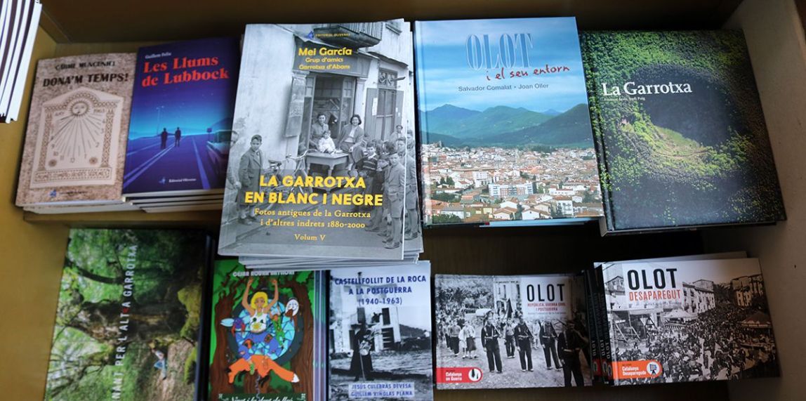 En total, s'han publicat 36 llibres garrotxins des de l'últim Sant Jordi
