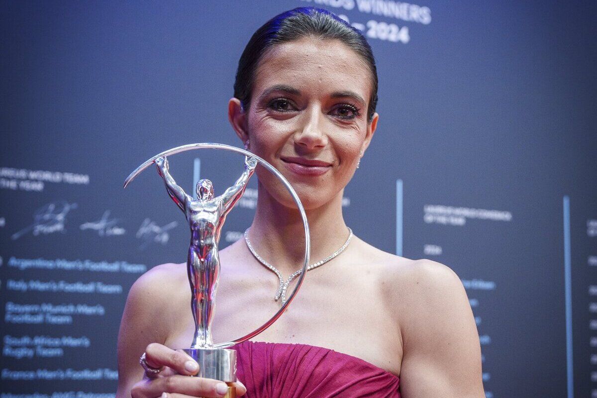 Aitana Bonmatí, amb el Premi Laureus a la millor esportista del 2023