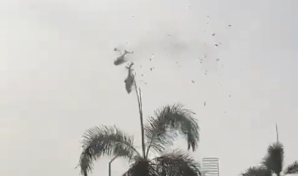 El xoc entre dos helicòpters a Malàisia