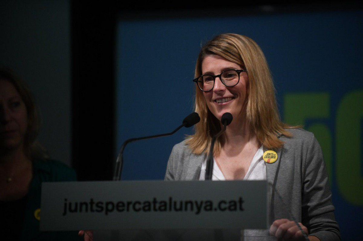 Elsa Artadi, en la presentació del programa electoral de JxCat a Barcelona