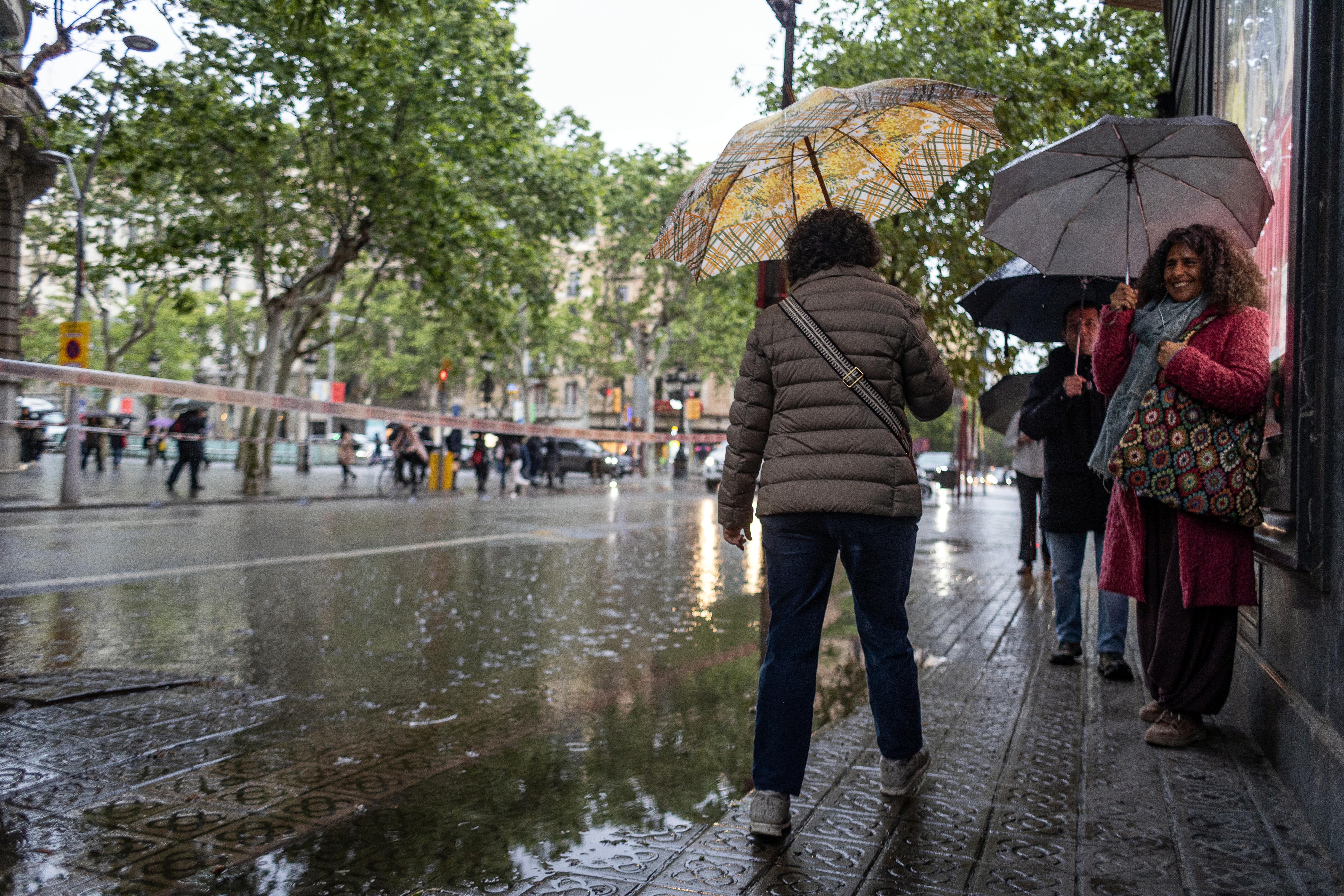 Pluja a Barcelona
