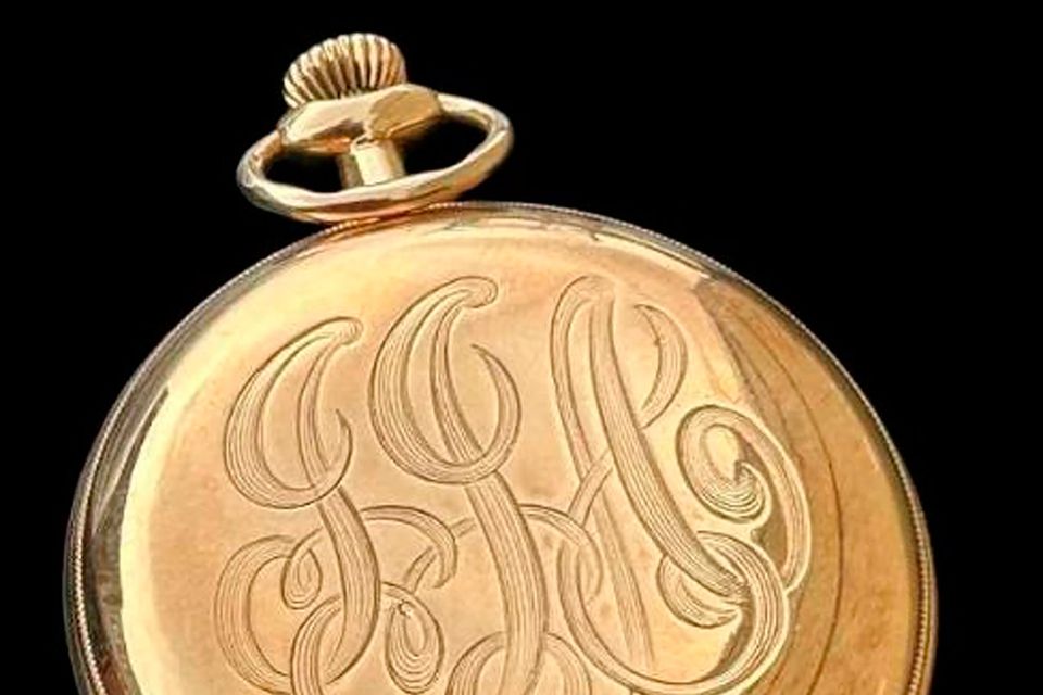 El rellotge d'or de l'home més ric del Titànic