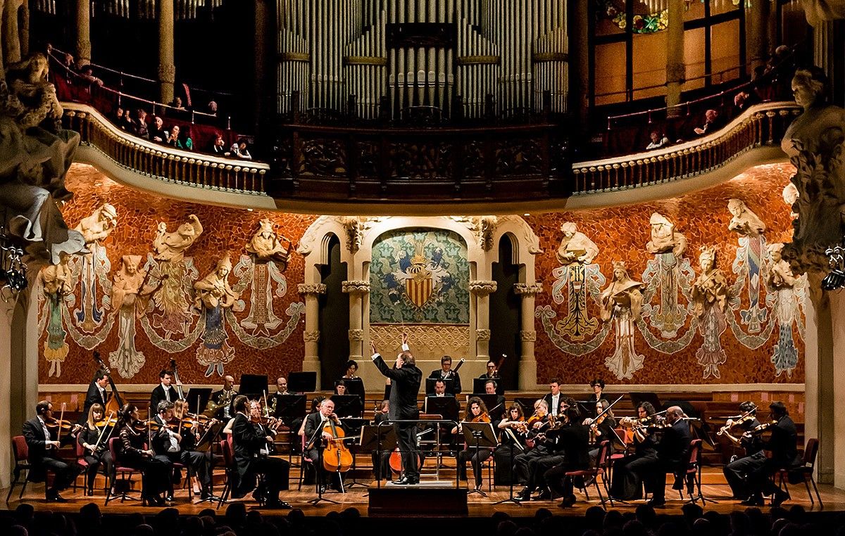 L'Orquestra de Cadaqués, en acció al Palau de la Música Catalana