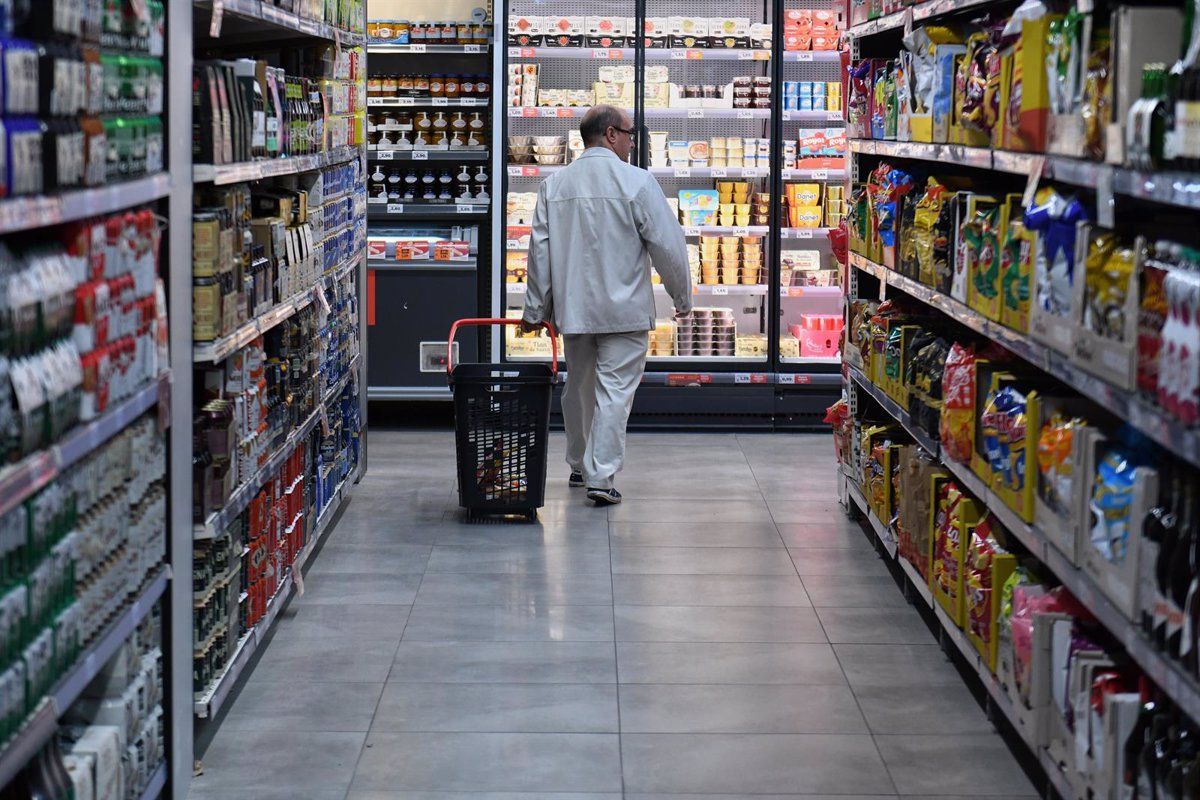Un supermercat, en imatge d'arxiu