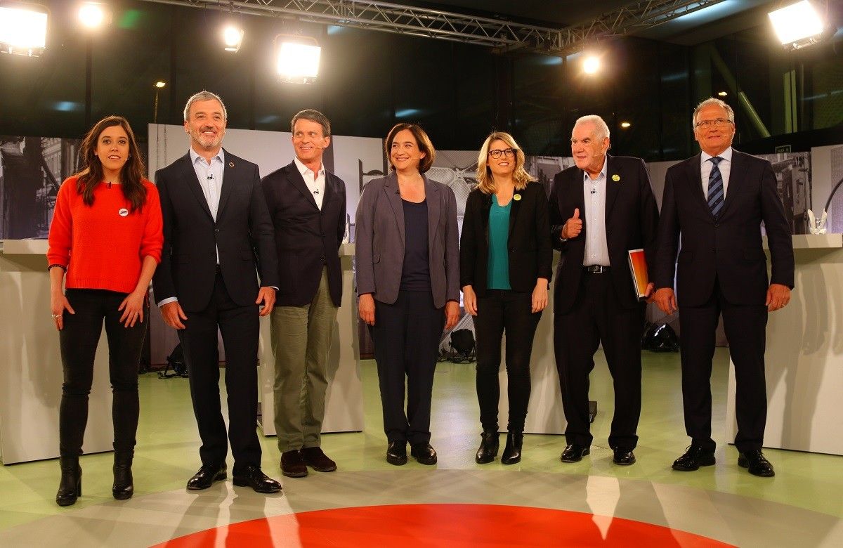 Els candidats de l'Ajuntament de Barcelona al debat de Betevé 